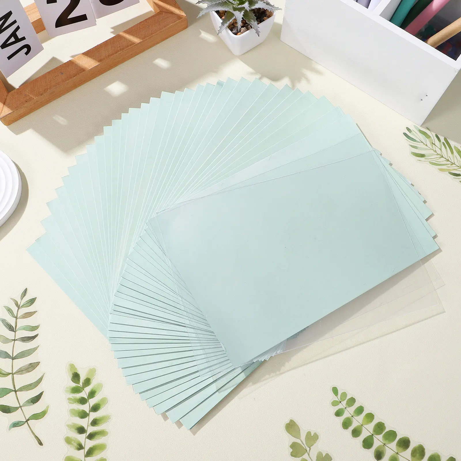 1 세트 Cyanotype 종이 태양 인쇄 용지 섬유 공예 예술 프로젝트 DIY 그림 인쇄 용품 수제 선물용