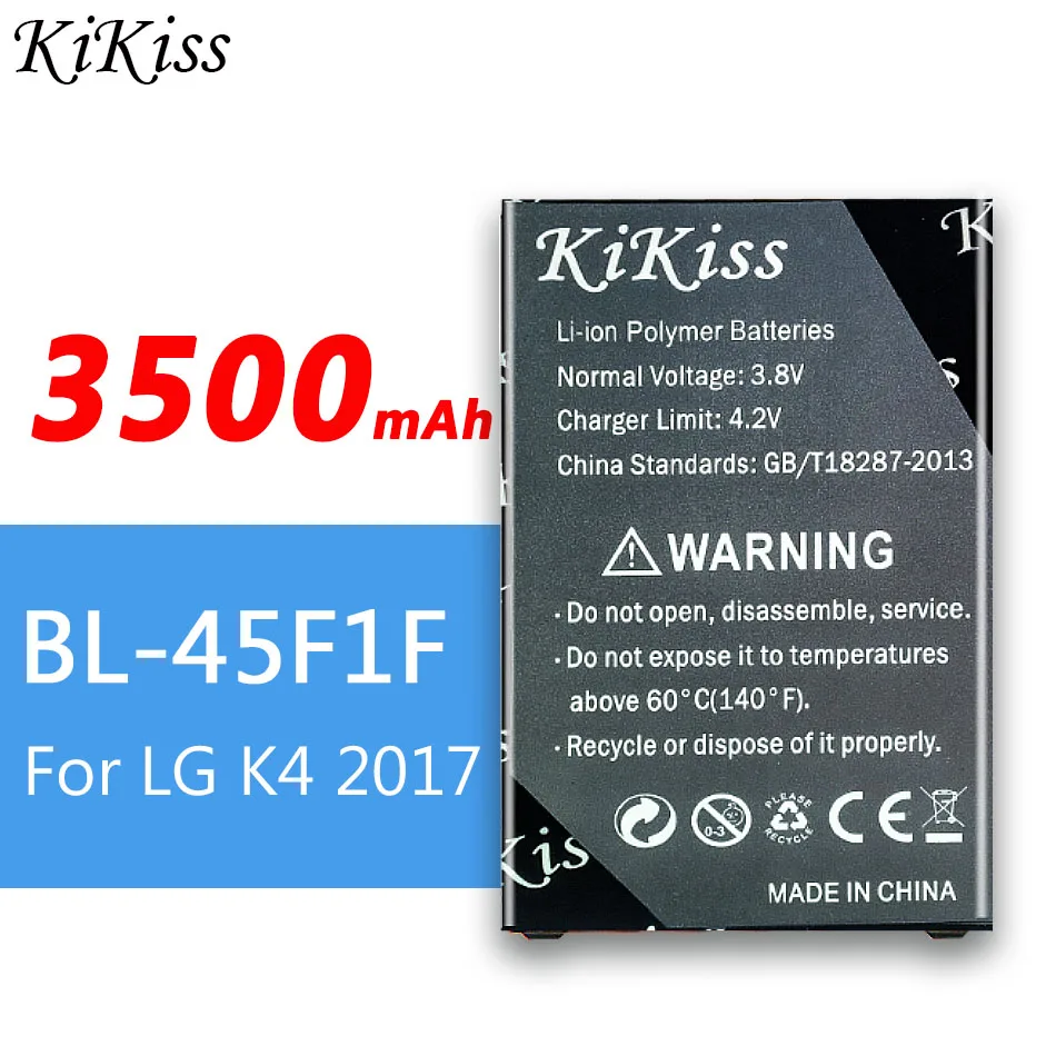 Batteria 3500Mah Bl-45F1F Per Lg K8 K4 K3 M160 Aristo Ms210 X230K M160 X240K Lv3 (Versione 2017 K8) Bl 45 F1F Bl45F1F