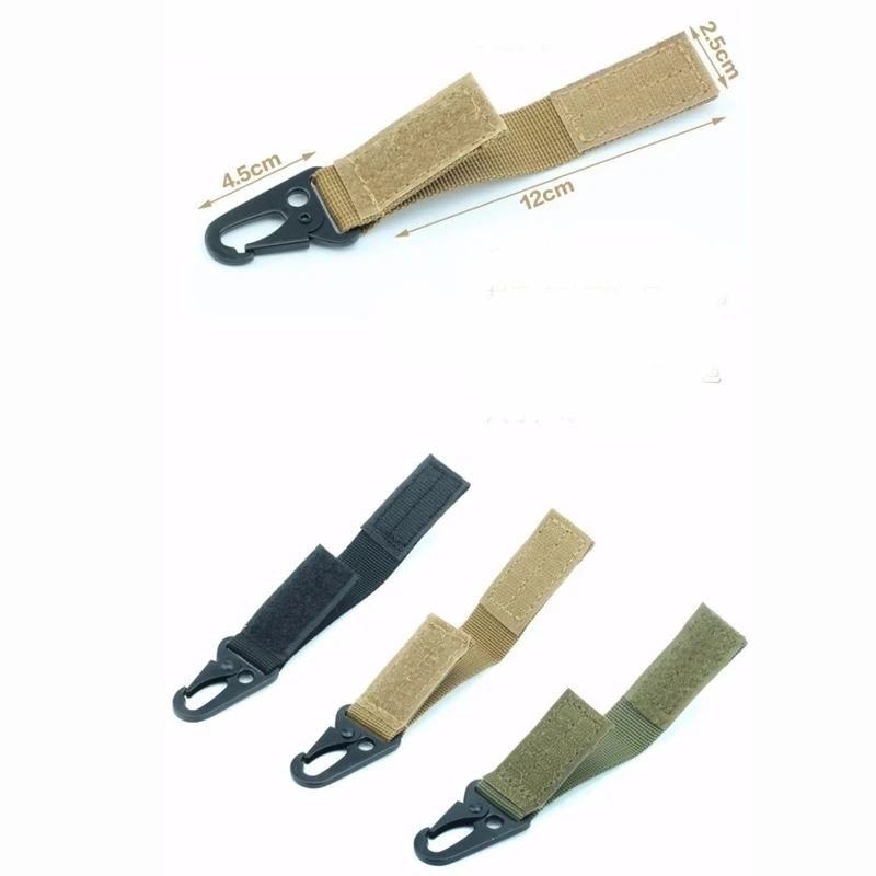 carabiner clips Carabiner High Strength Nylon Key Hook Military Webbing Buckle Hanging System Belt Buckle Hanging Camping Metal Accessories