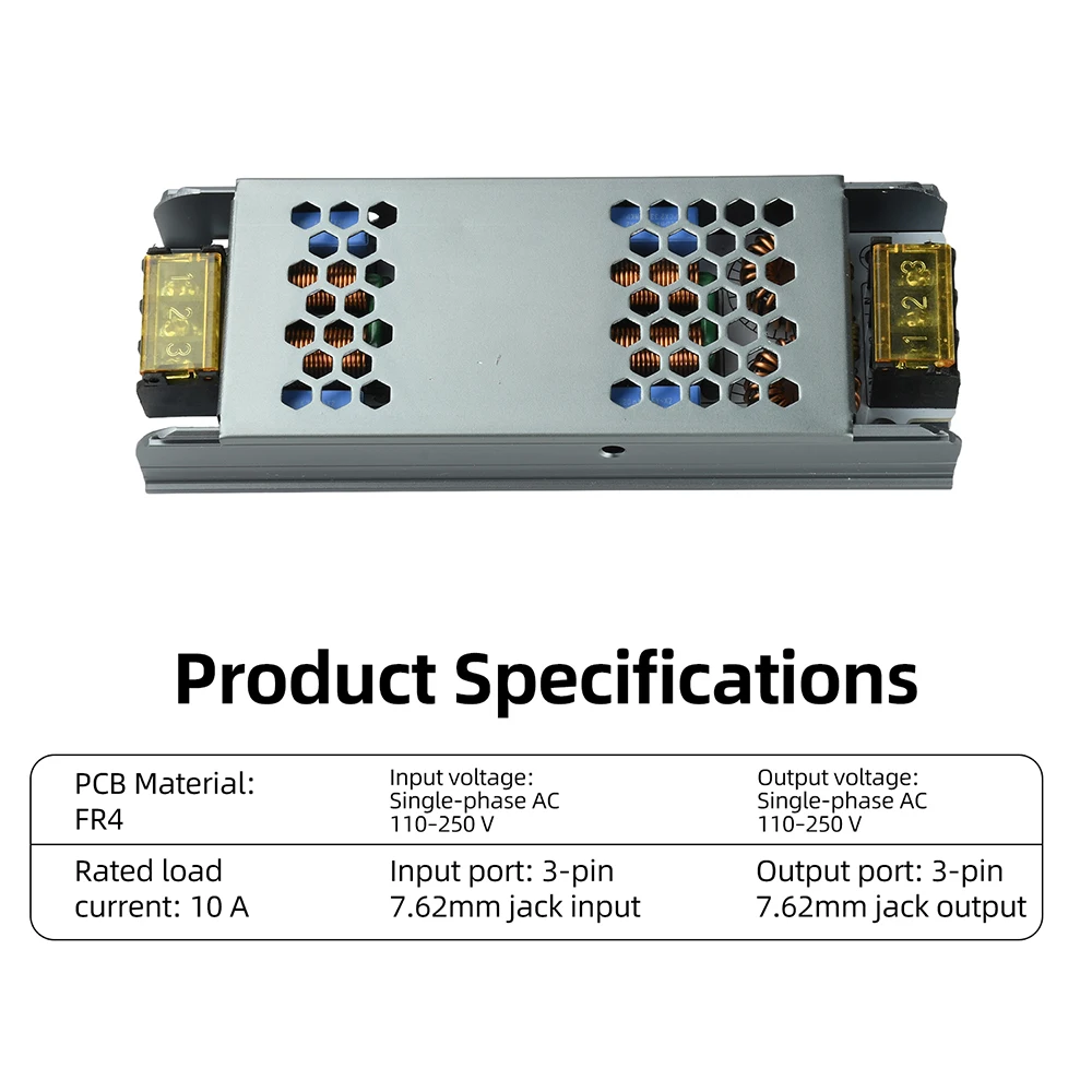 Filtro di Alimentazione per Interferenze Elettromagnetiche AC 110-250V - immagine 3
