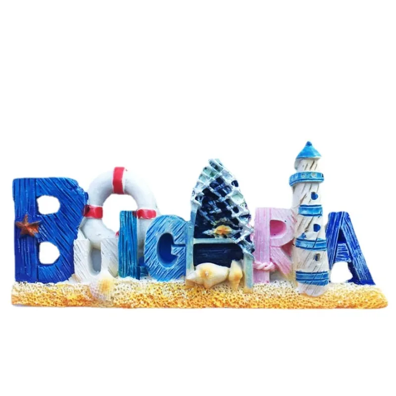 Calamita Da Frigorifero 3D Sofia Bulgaria – Souvenir Artigianale In Poliresina, Regalo Da Viaggio, Diametro 7,5 Cm