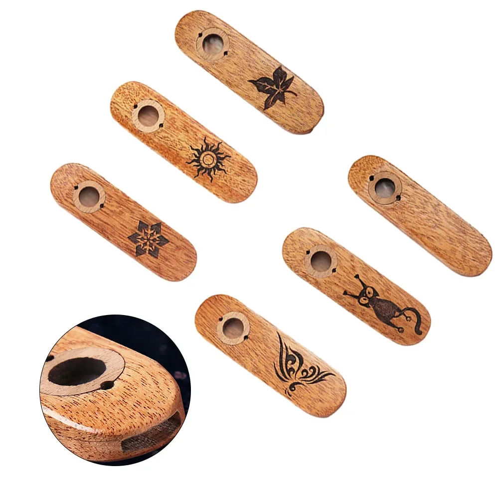 Wooden Mouth Harmonica Kazoo Mouth Flute Beginner Musical Instrument Party Gifts Guitar Ukulele Accompaniment For Fun