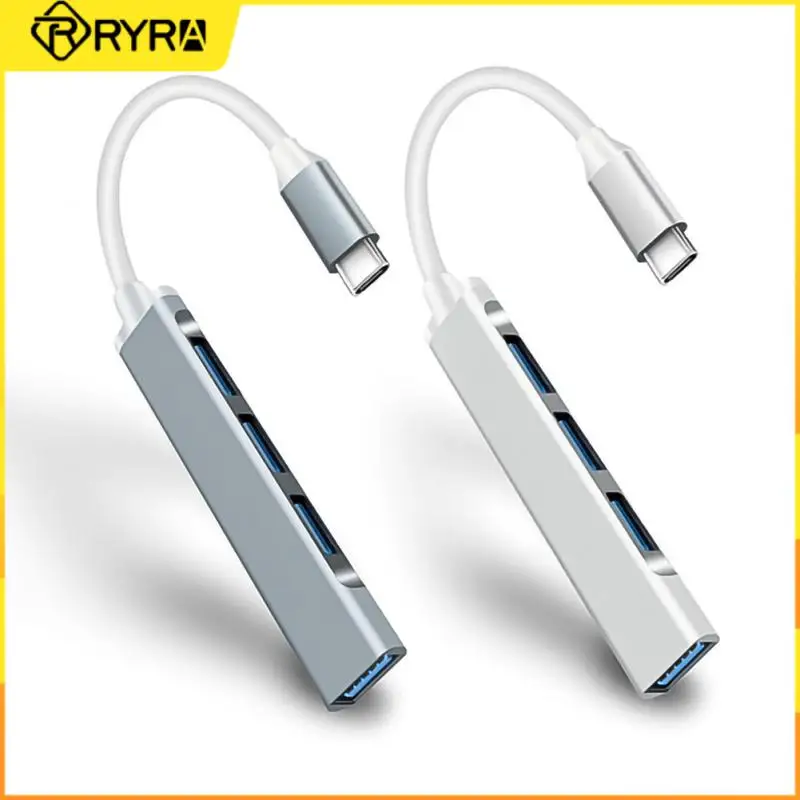 Ryra Di Tipo C A Usb 4 Port Usb Hub Per Xiaomi Lenovo Macbook Air Pc Ipad Usb C Docking Station Otg Usb 3.0 Multi Splitter Adapter