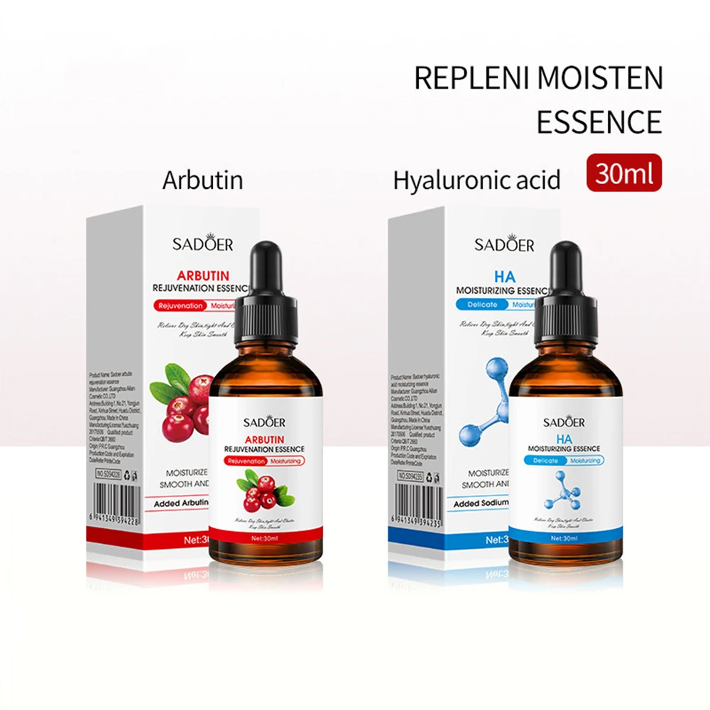 

30ml High Pure Hyaluronic Acid Arbutin Serum Moisturizing Skin Repair Essence Whitening Anti Wrinkle Face Cream Skin Treatment