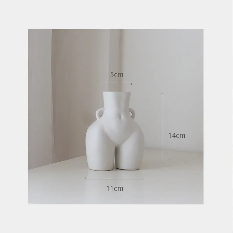 Creative Ceramic Ass Vase Shape Ceramic Vase Decoration Ornaments Home Desktop Decoration Living Room Decoration Ass Vase 5