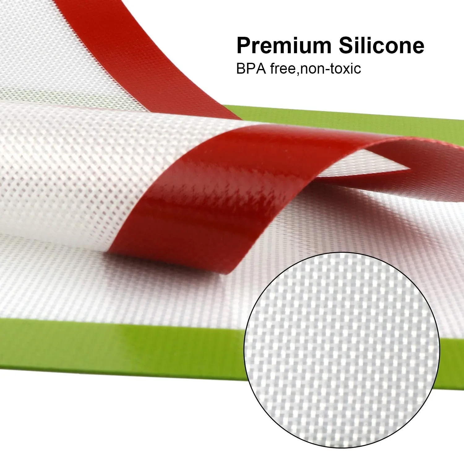 Round Non-Stick Silicone Baking Mat - 20CM Multipurpose Cooking and Baking Pad