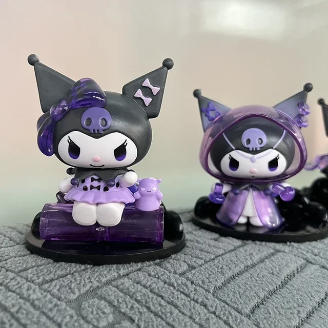 2024 New Sanrio Genuine Anime Kuromi Dark Series Werewolf Kill Blind Box Mini Figure Trend Toy Toys Children's Birthday Gifts 3