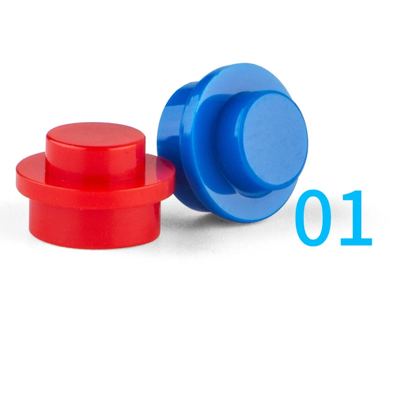 450pcs MOC 6141 4073 1x1 Round Grains Building Block Circular Arc Parts Plastic Compatible Bricks Assembly DIY Children's Toys