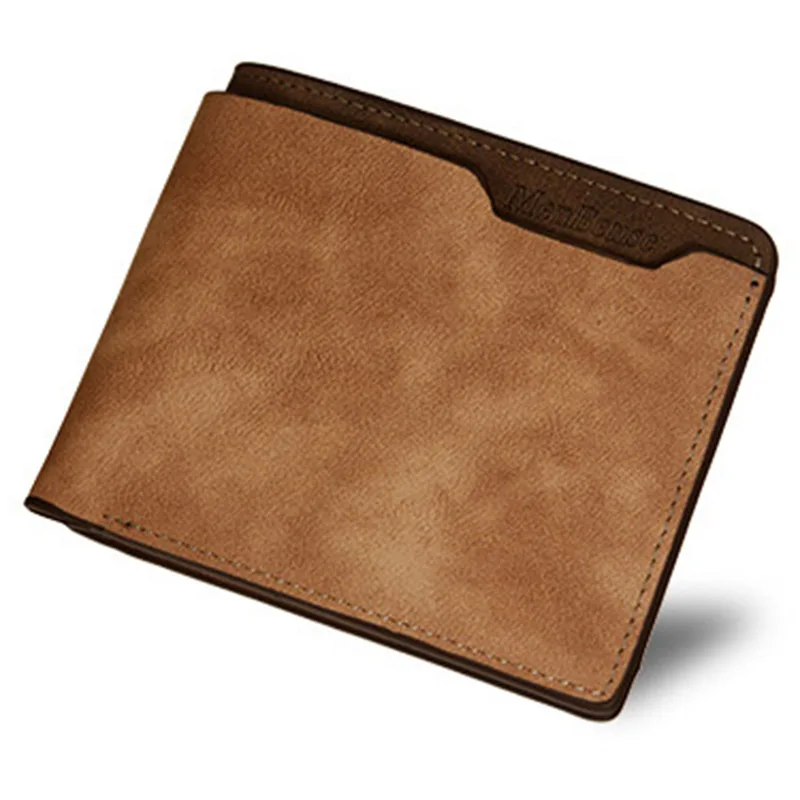 Luxury Men's Wallet PU Leather Card Holders Wallets for Male Short Men Purse Portable Foldable Vintage Billfold Billetera Hombre 5