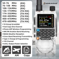 TIDRADIO H3 Walkie Talkie Air Band Long Range Two Way Radio Phone APP Wireless Programming Ham GMRS Type-C Programming & Charge 1