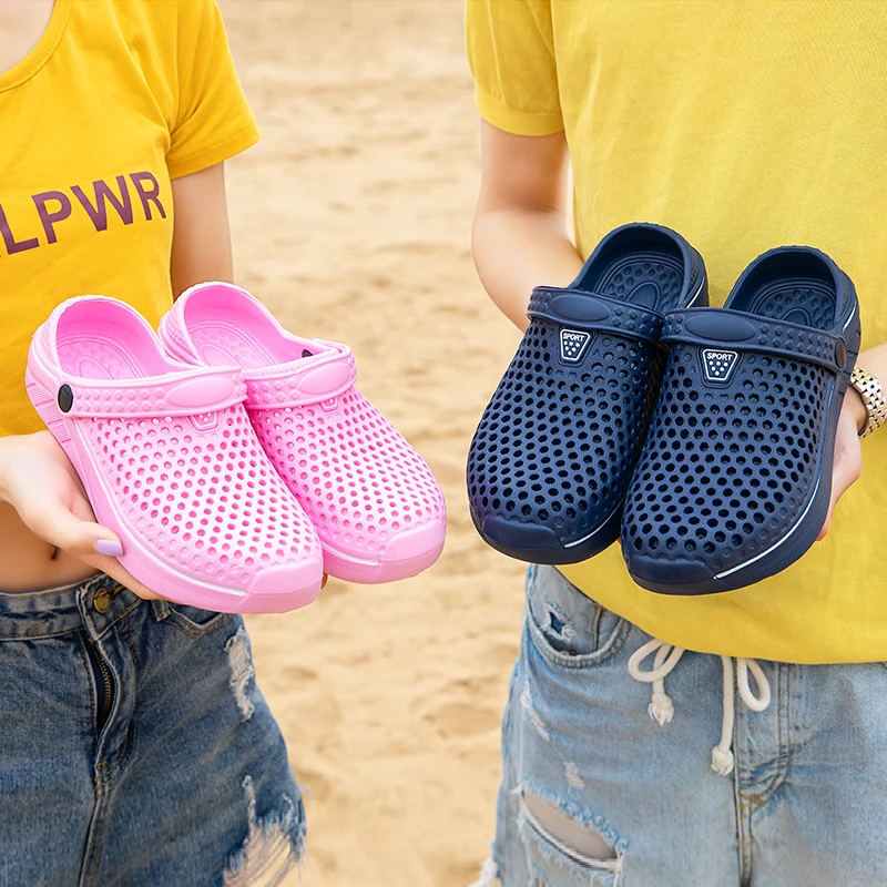 Women's Outdoor Slippers Fashion Men Slippers Original Ladies Sandals Home Shoe Women Summer Beach Sandals Woman Platform Slides