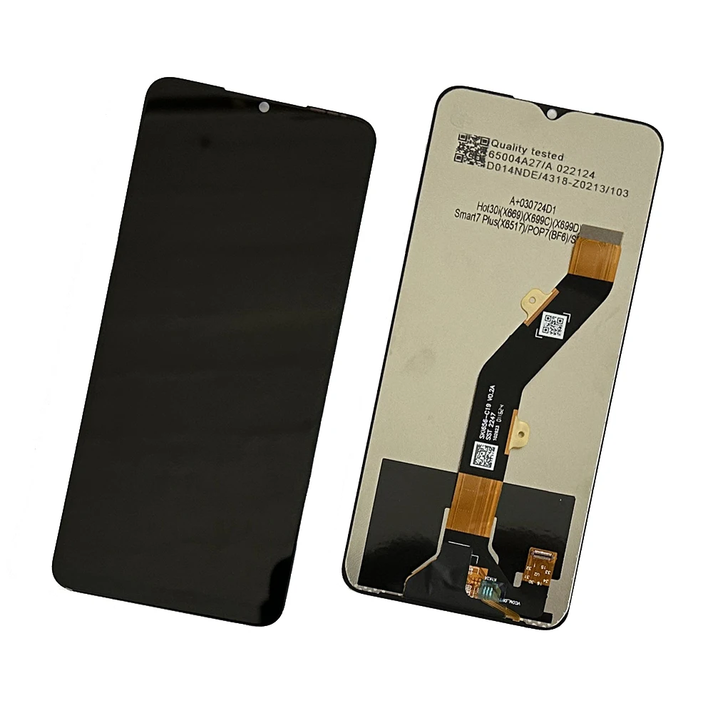 Tested LCD For Tecno Pop 7 BF6 LCD Display Touch Screen Digitizer Assembly For Tecno Pop 7 BF6 LCD Sensor Replacement Parts