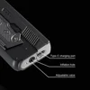Windproof Folding Gas Electric Dual USB Lighter Metal Turbine Jet Blue Flame Torch Dual Arc Charging Lighter Men's Gift 5