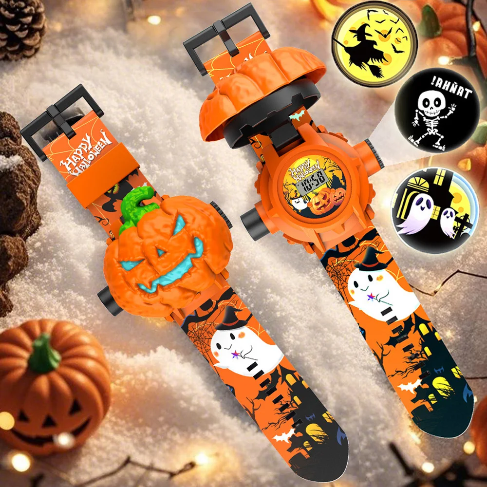 Halloween Pumpkin Projection Watch