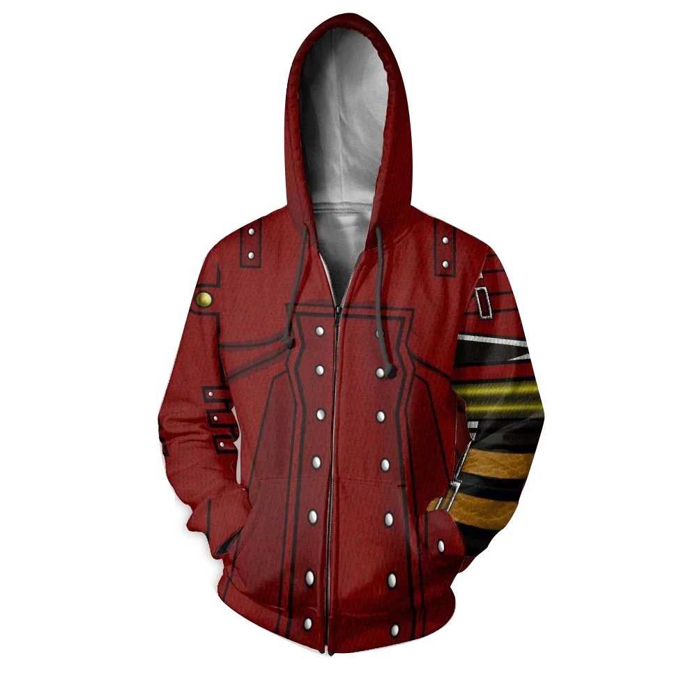 

Vash the Stampede Cosplay Hoodie 3D Printed Roleplay Men Women Casual Streetwear Zip Up Jacket Coat Sweatshirt