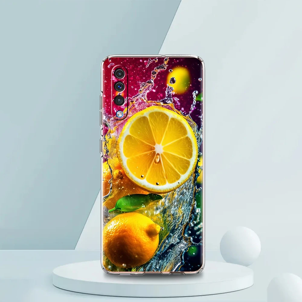 Cartoon Obst transparente Handy hülle für Samsung Galaxy A12 A50 A52 A70 A40 A10 A20 A30 A02 A03S A04 Abdeckung Silikon hülle Capas – Detail 7