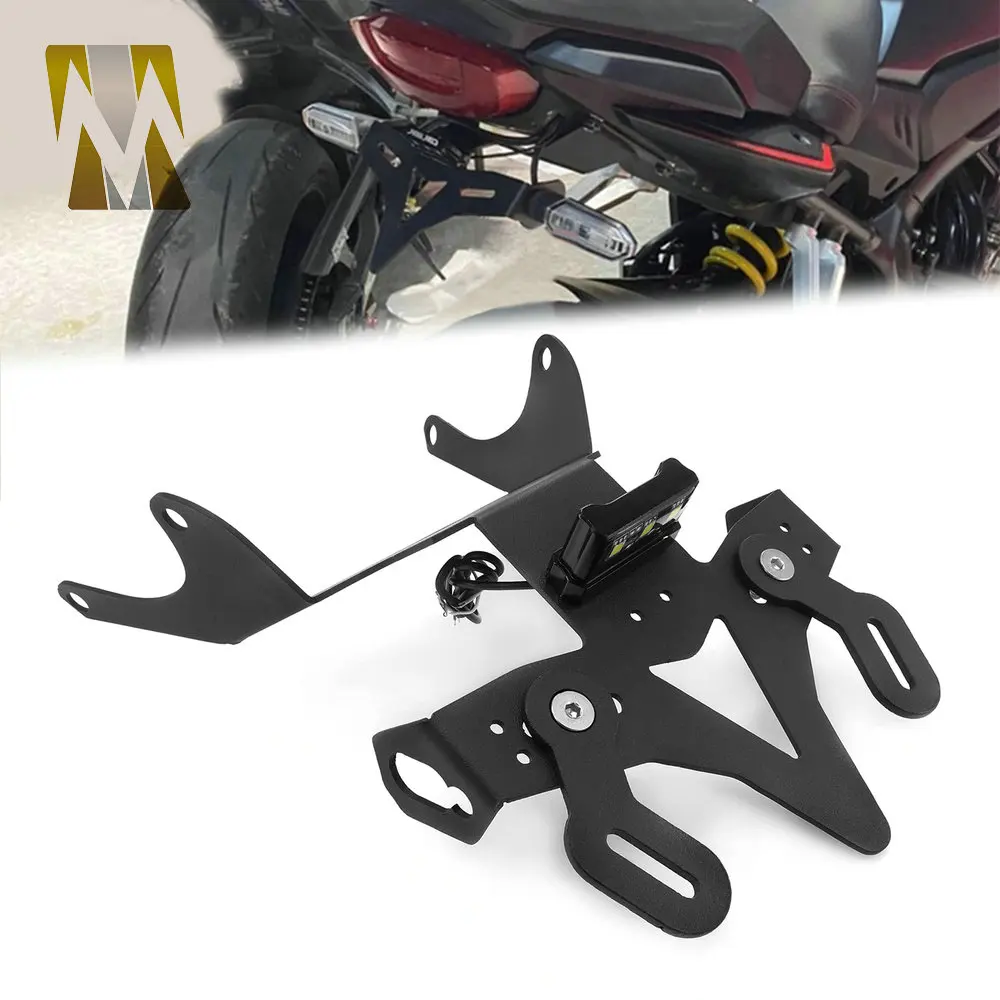 

Motorcycle For Honda CB650R CBR650R CB 650R CBR 650R 2021-2024 Tail Tidy Fender License Plate Frame Holder with LED Accessories