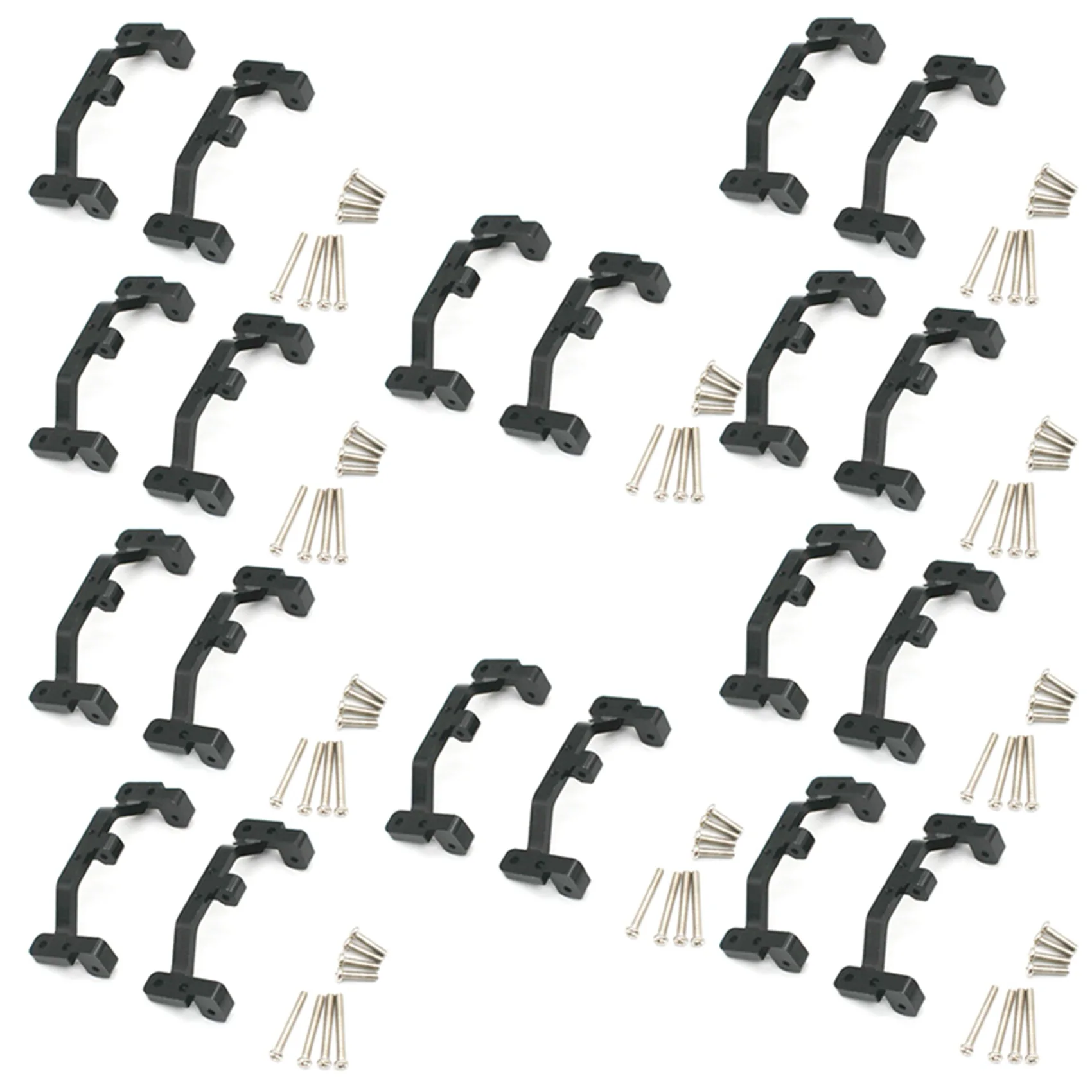 

20X металлический Тяговый стержень базовый Кронштейн сиденья для MN D90 D91 D99S MN90 MN99S 1/12 обновленные детали для радиоуправляемых автомобилей черный