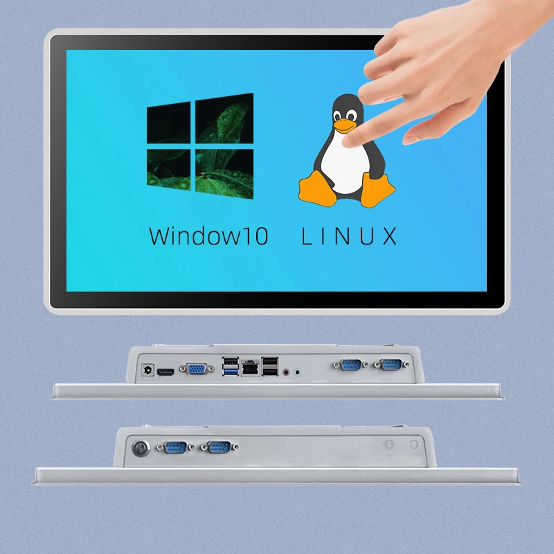 올인원 초슬림 18.5인치 IPS LCD 모니터 데스크탑 PC NVMe SSD 윈도우10 AX DDR4 I7 산업용 게이머 컴퓨터