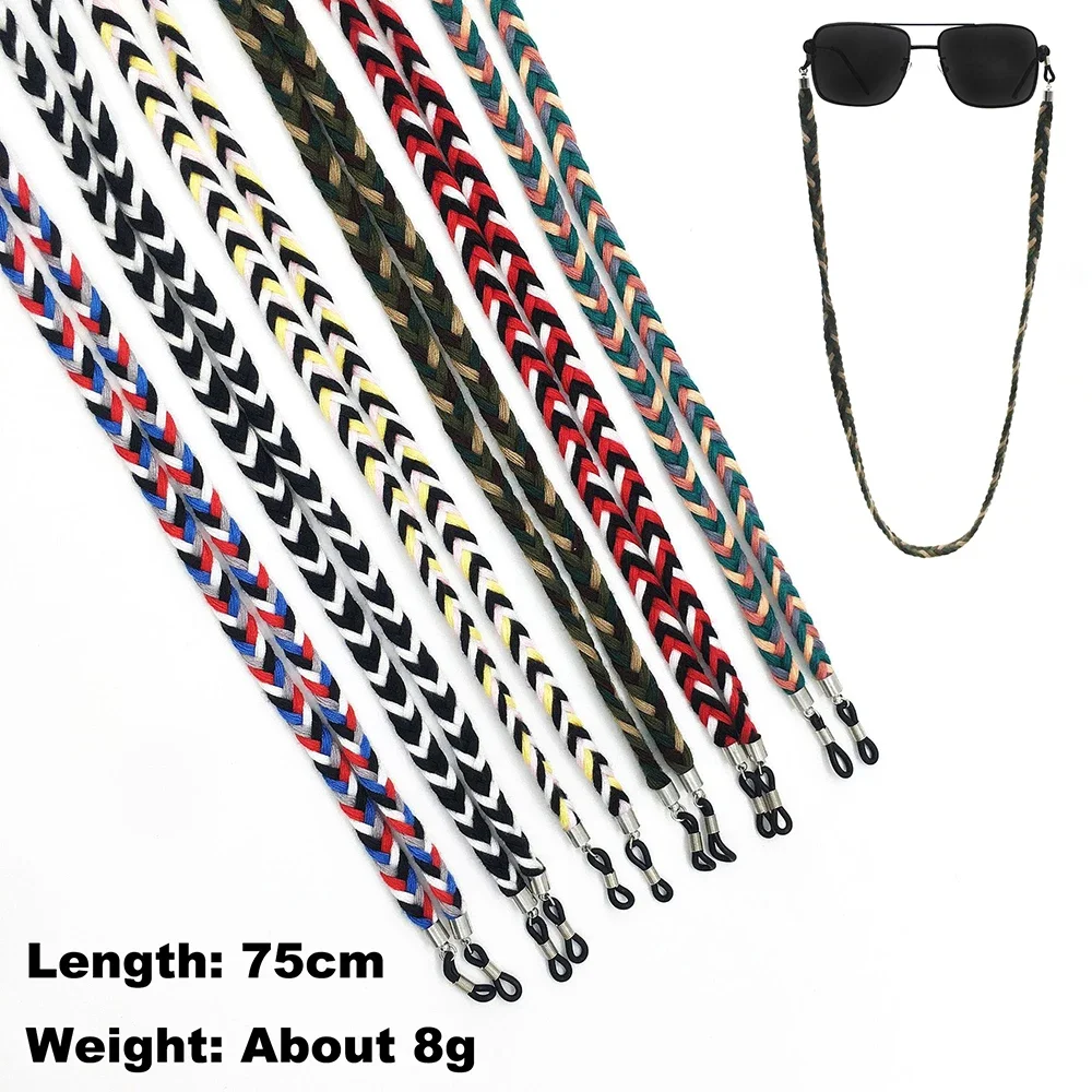 2022 Fashion Glasses Chain For Women Colorful Fabric Mask Chain Strap Sunglasses Lanyard Holder Eyewear Neck Cord Jewelry Gift