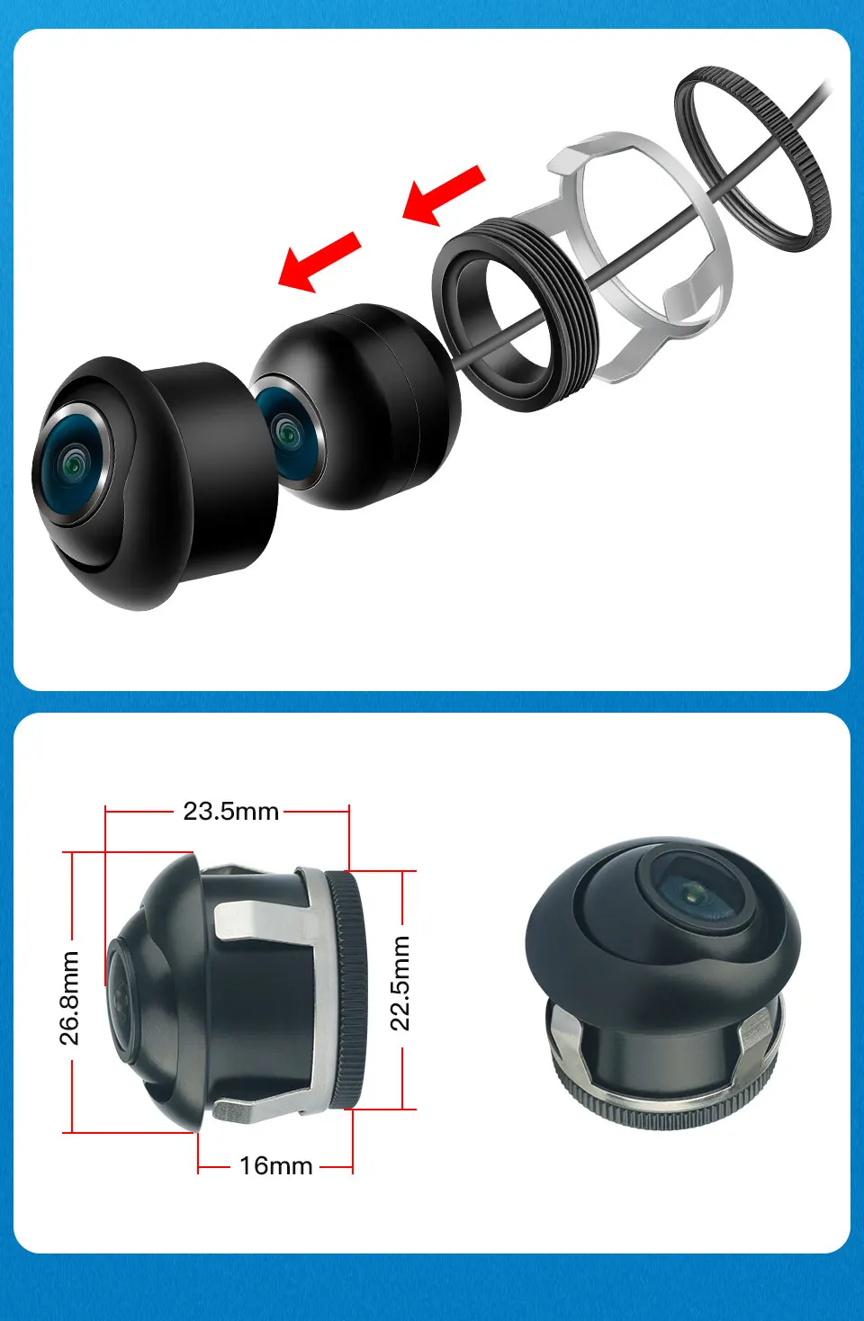 câmeras para veículos