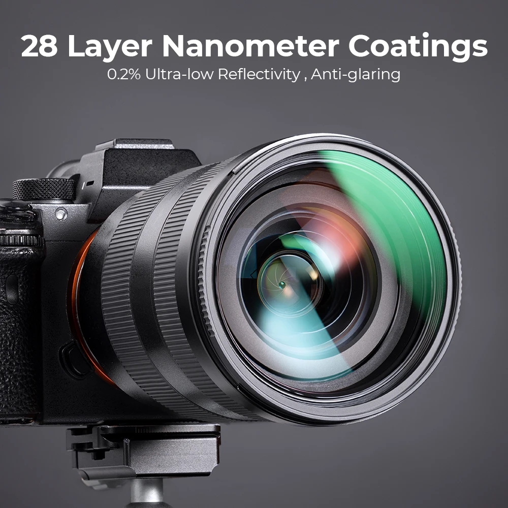 UV Filter Camera Lens Filter Photography Filter K&F Concept MC UV Filter Nano-X HD Slim Multi Coated 37mm 40.5mm 49mm 52mm 58mm 67mm 72mm 82mm 95mm 112mm