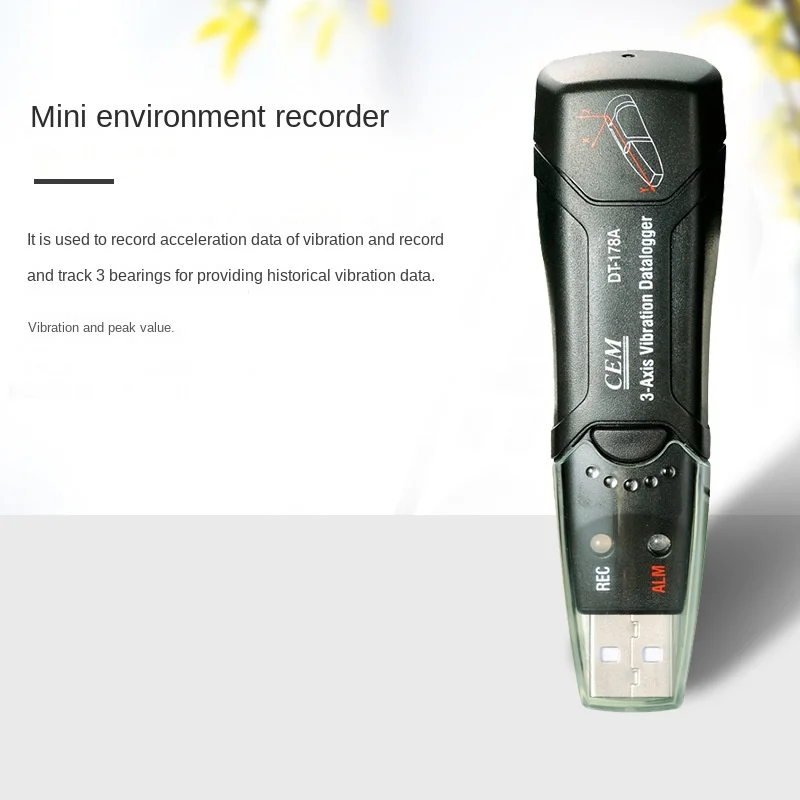 Vibration Analyzer Vibration Recorder Seismometer Seismic Force Detection DT-178A