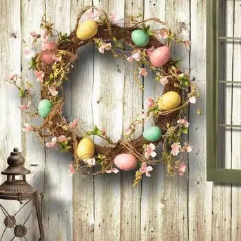 Easter Bunny Garlands Door Wreath 4