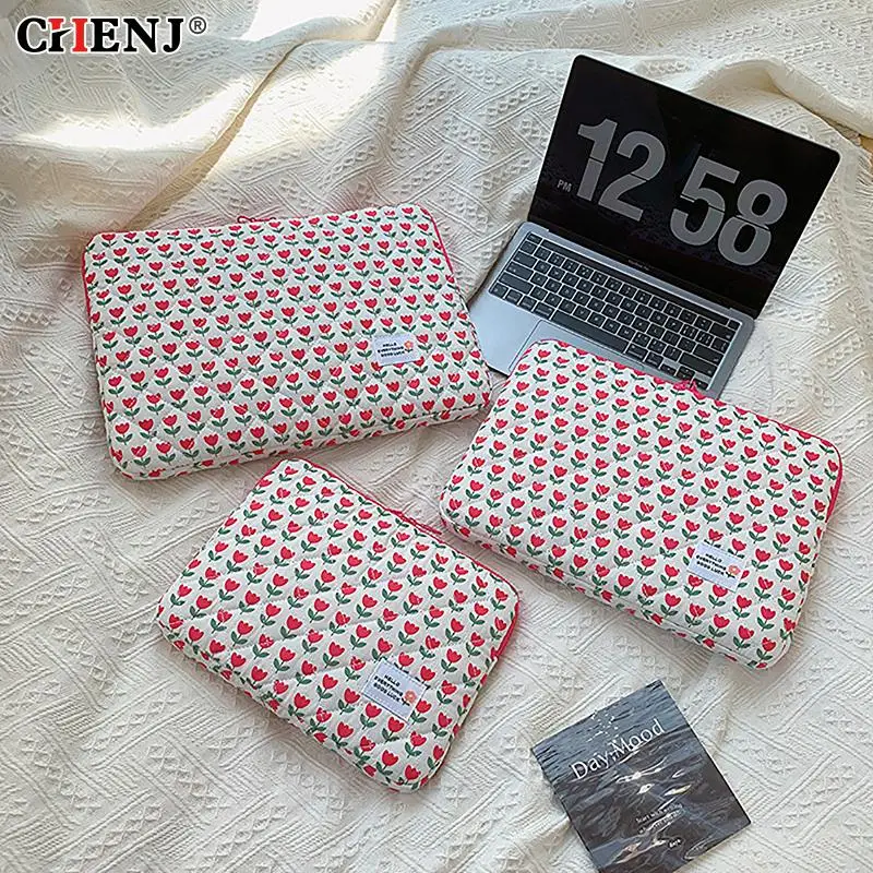 Custodia Per Laptop Con Motivo Floreale Per Macbook Air Pro 11 13 Custodia Da 14 Pollici Per Ipad Pro 11 12.9 2023 Borsa Per Laptop Per Samsung