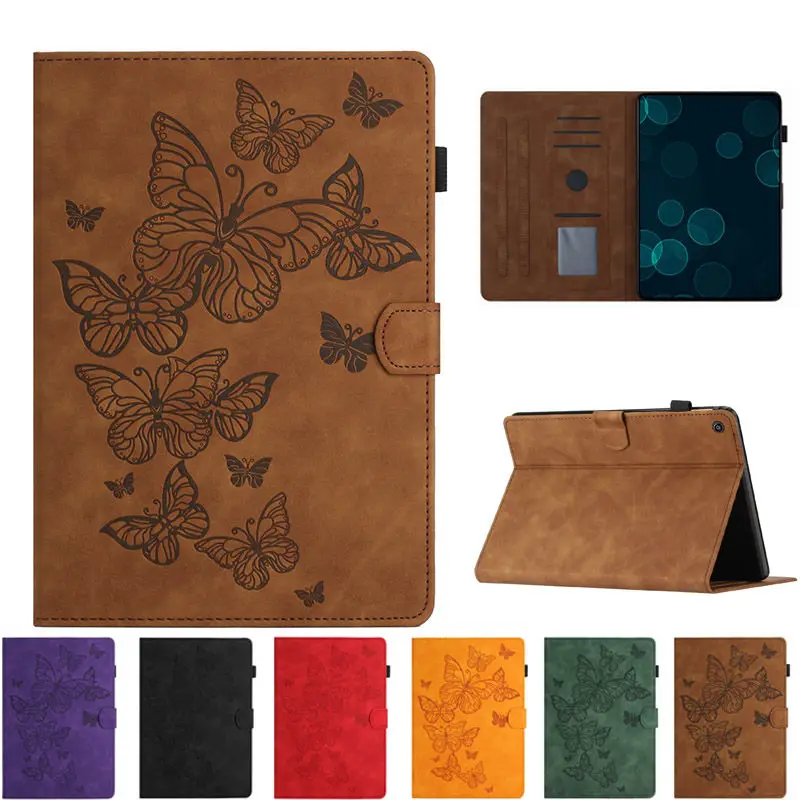 Custodia Per Amazon Fire Hd8 Hd 8 2018 2017 2016 Smart Cover Butterfly Funda In Rilievo Per Fire Hd 8 2016 6Th 7Th 8Th Gen Coque