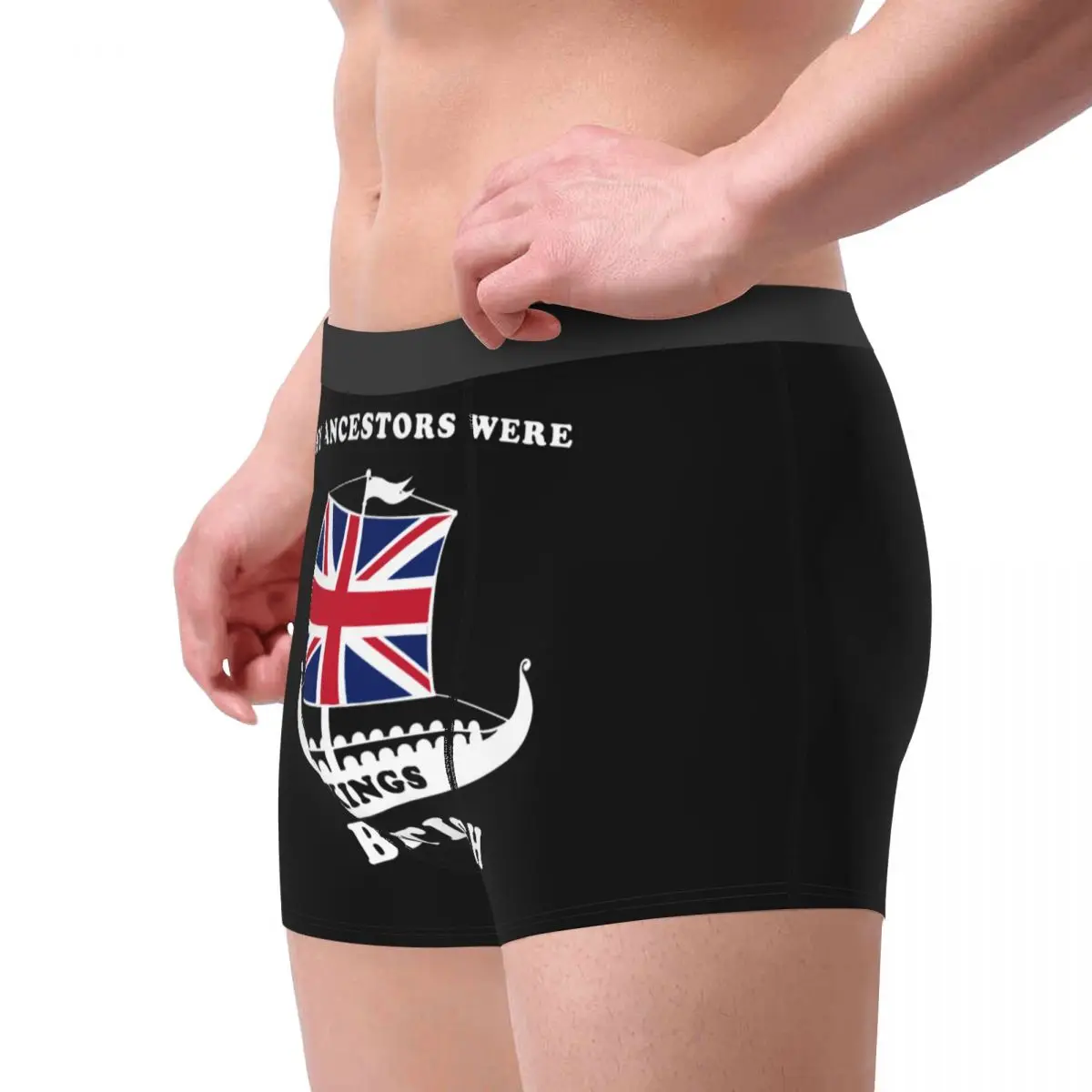 My Ancestors Were Vikings British Boxers Shorts Panties Male Underpants Comfortable UK Union Jack England Flag Briefs Underwear 3