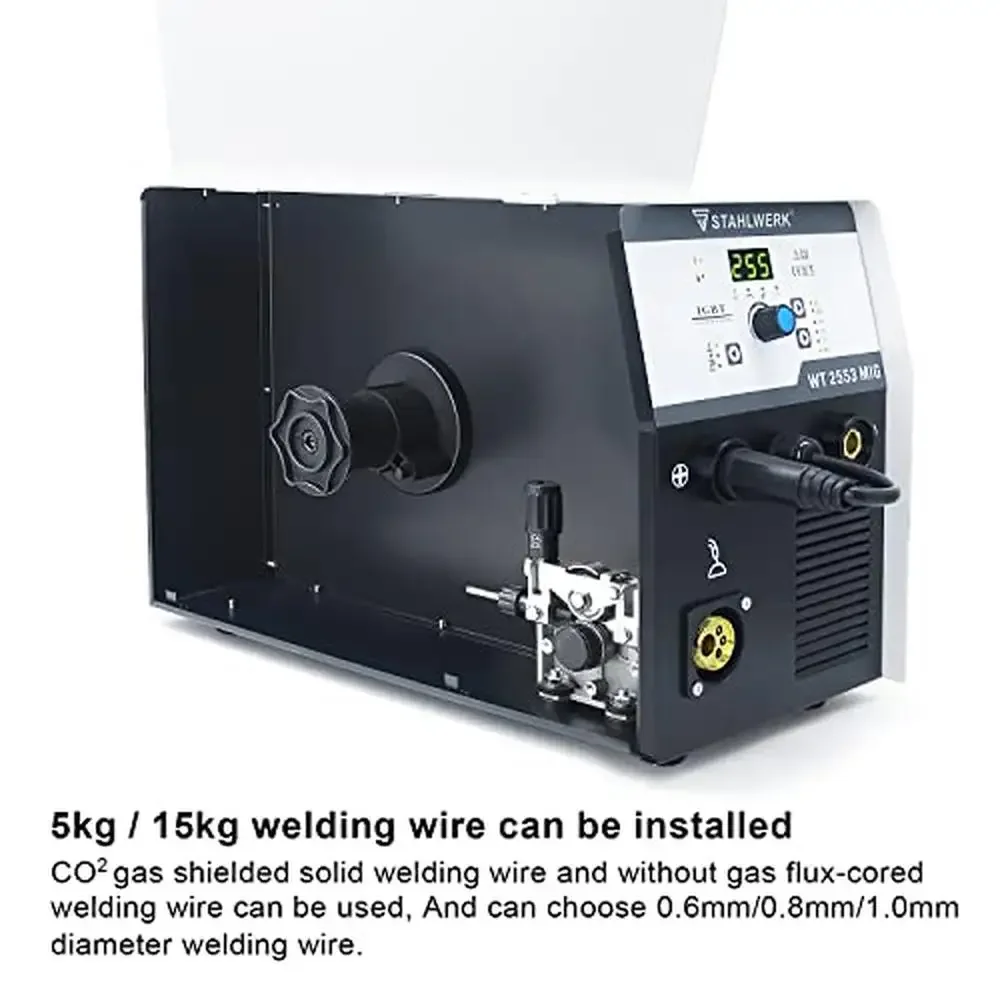 3-in-1 Welding Machine 255A Mig/Tig/MMA Dual Voltage Gas/Gasless Welder Multi Use & Advanced Technology 3