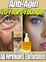 Collagen Facial Anti Wrinkle Essence Moisturizing Anti-aging Lifting Firming Brighten Fine Lines Skin Deep Repair Face Serum 1