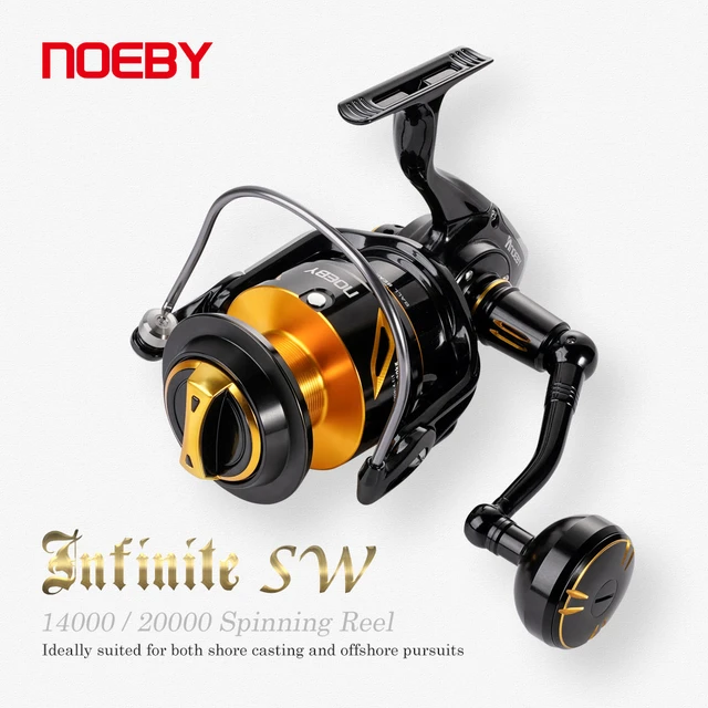 Noeby Infinite Fishing Reel Spinning Reel Stainless Gear Sealed Waterproof  Heavy Duty Sea Fishing Reels 14000 20000 Series - AliExpress