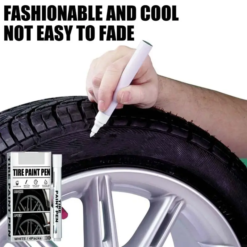 12PB White Paint Pen Paint Pen For Car Tires
