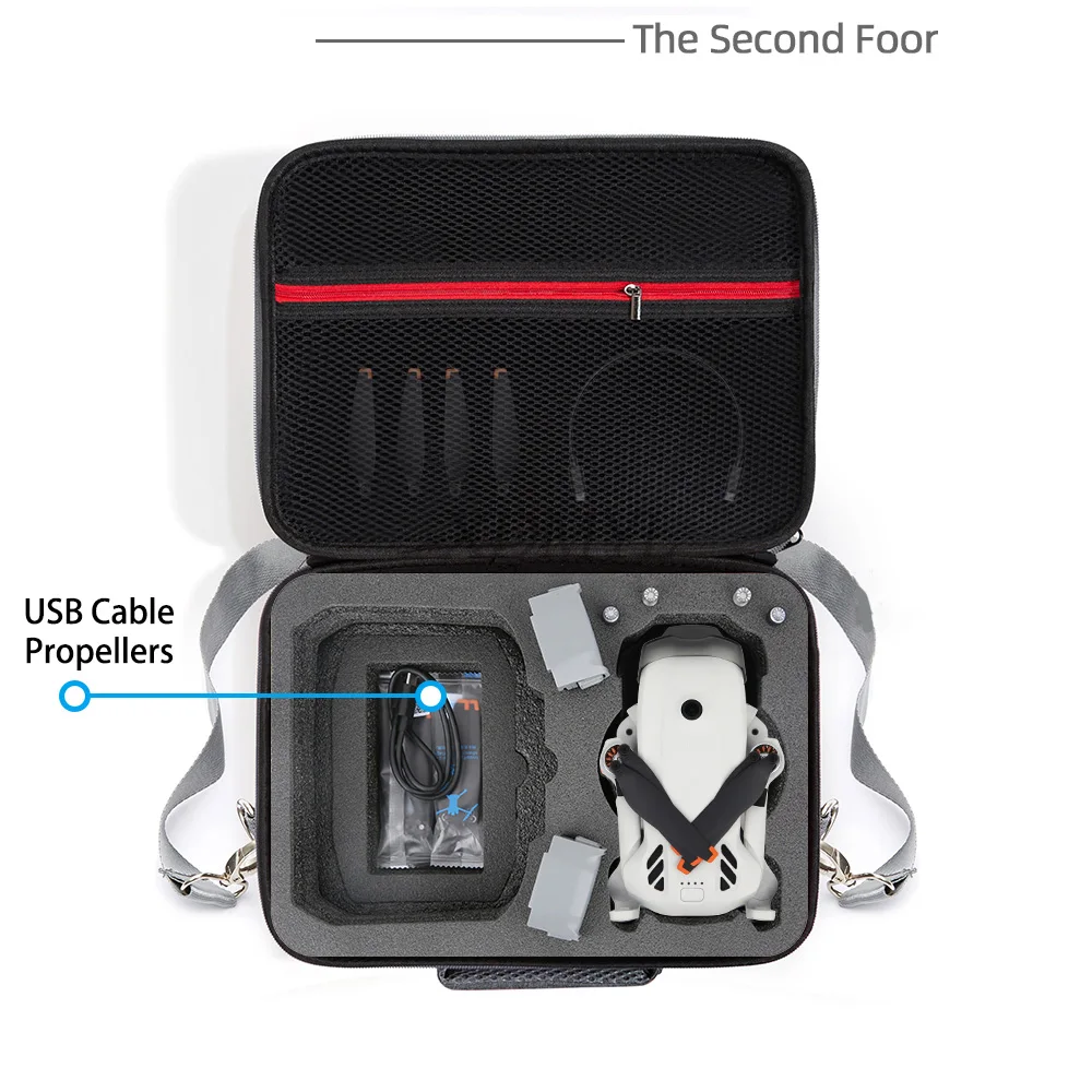 DJI Lito 1/Lito X1 배낭 보관 상자 대용량 숄더백용 드론 여행 통합형 휴대용 보호 케이스