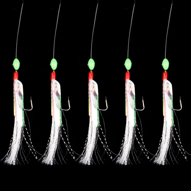 Montage mitraillette leurre pêche en mer lot de 5 mitraillettes 6