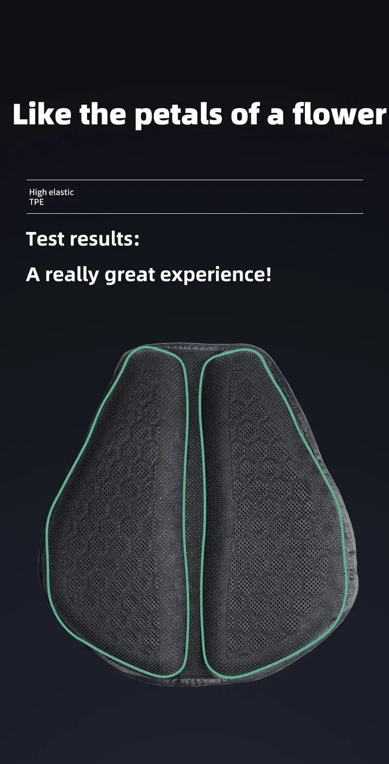 Motorrad Sitzkissen Anti-Rutsch Motorrad Aufblasbare 3D Schlag Luft Kissen Druckentlastung Fahrt Sitz Pad Motorrad Zubehör – Detail 7