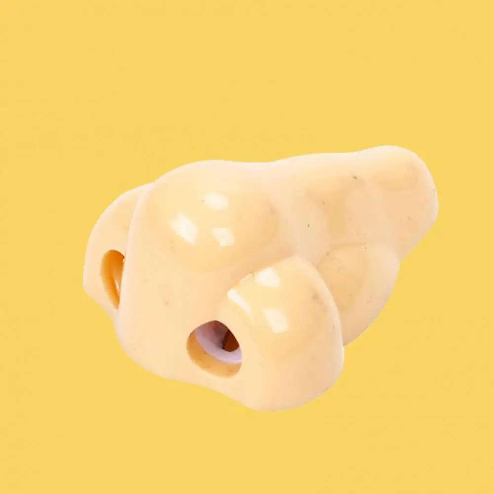 2Pcs 재미 있은 코 연필깎이 현실적인 모양의 컴팩트 사이즈 휴대용 참신한 펜깎이 학교 문구 선물