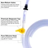 2L Reusable Home Enema Bucket Kit Stainless Steel Non Toxic Coffee Enema Kit with Nozzles for Colon Cleansing Detox Health Care 2