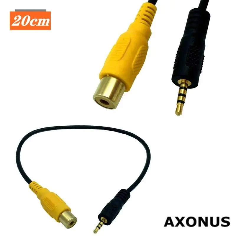 Navigatore Gps Video Cavo Adattatore Di Ingresso Av Spina Maschio Per Telecamera Retromarcia Da 2.5Mm Per Bus Lotus