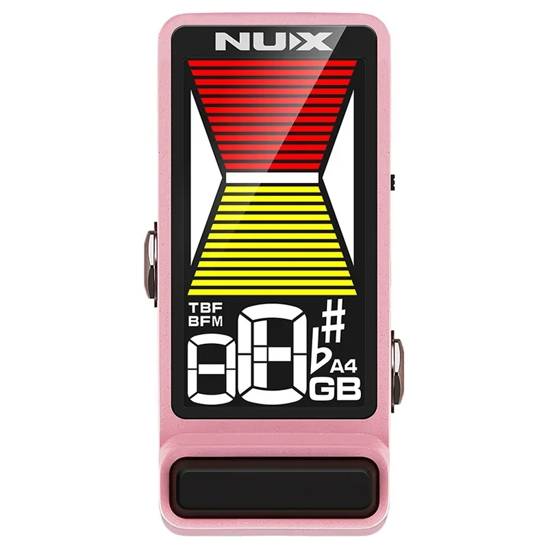 Nux Mini Accordatore Per Chitarra Pedal Flow Tune Ntu-3 Con Display Lcd True Bypass Buffered Bypass Monitor Per Accessori Per Chitarra