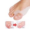 2PCS Silicone Gel Thumb Corrector Bunion Foot Toe Hallux Valgus Protector Separator Finger Straightener Adjuster Foot Care Tool 3