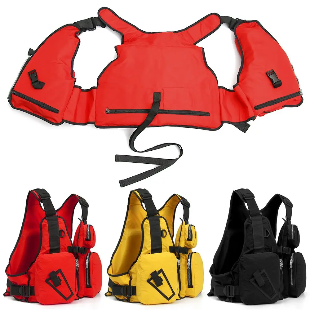 

Swimming New Fashion Reflective Surfing Boating Adjustable Lifesaving Vest Life Jacket Water Sports Life Vest