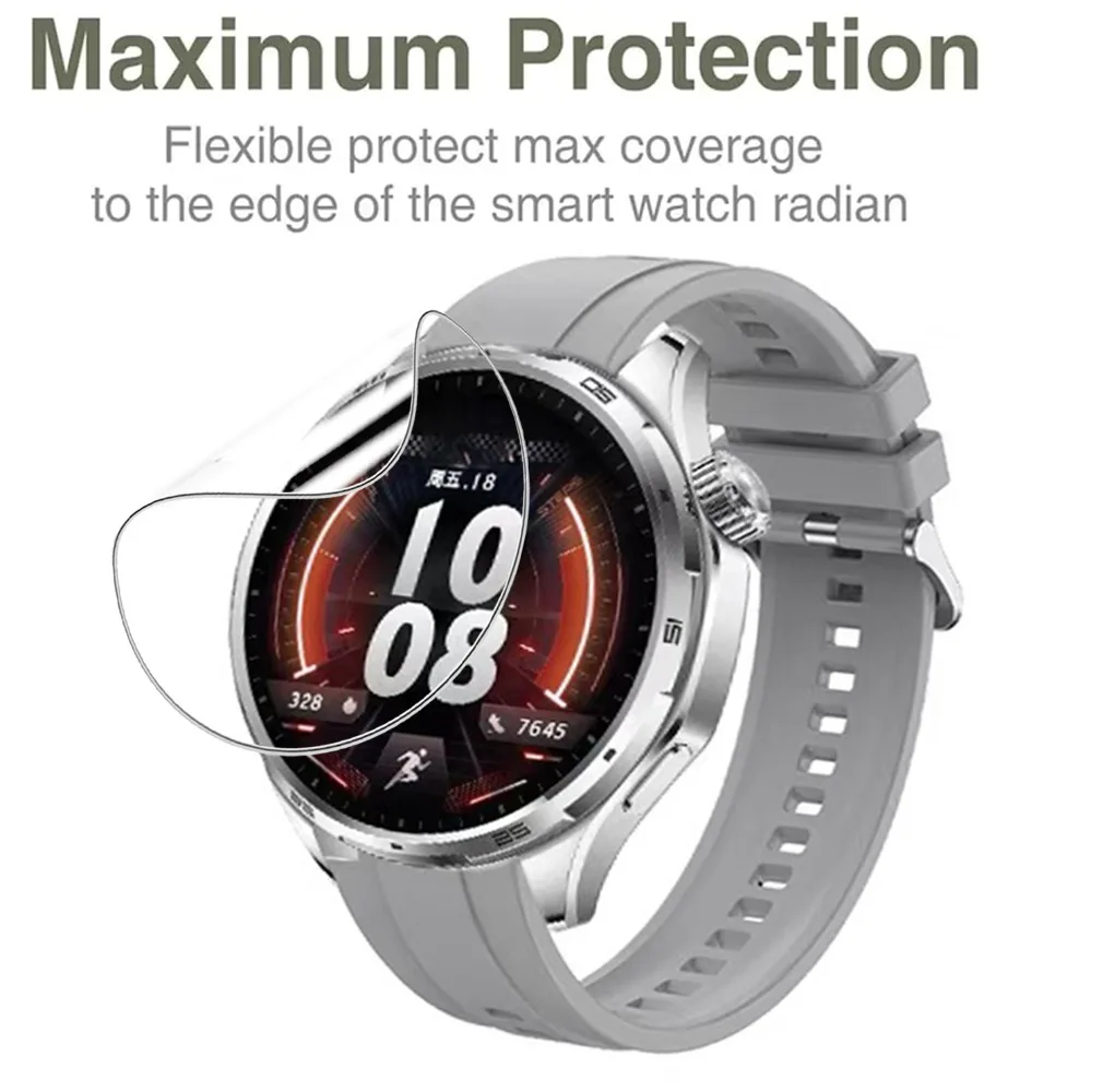 Premium Soft Hydrogel Full Screen Protector Film, Anti-Scratch,