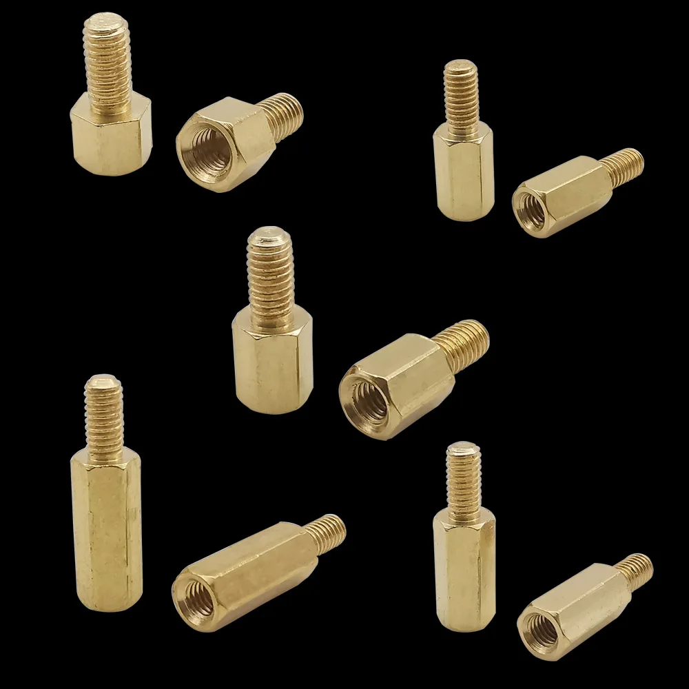 Tanio 300Pcs/Box M3 Male Female Brass Hex Standoff Spacer Pillar sklep