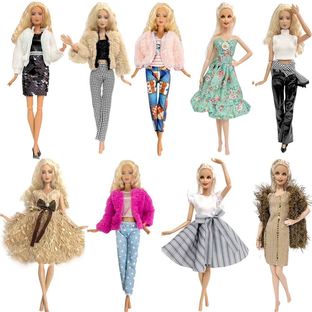 Fashion Dress for Barbie Doll Clothes Daily Wear Skirt Party Gown Pants Accessories 1 Pcs Girl's 1/6 Doll Toy doll accessories,doll clothes,doll clothes accessories,barbie doll clothes
