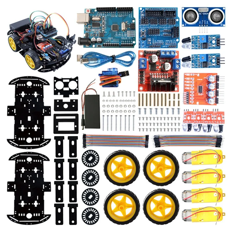 ultrasonic-infrared-car-tracking-kit-arduino-car-programacao-obstaculo-avoidance-tracking-set-uno-r3