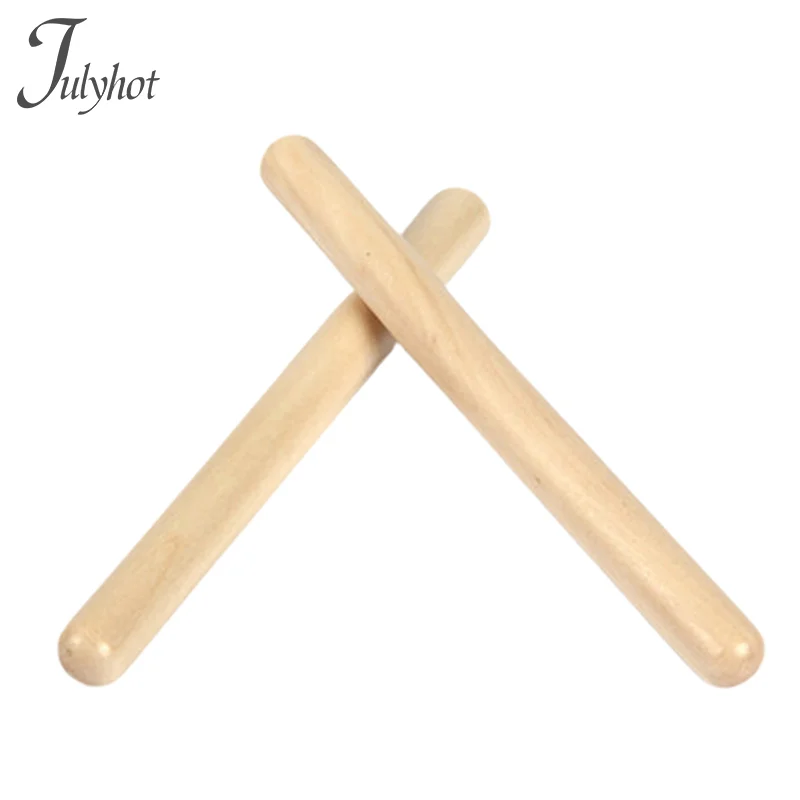 Classic Claves Percussion Instrument Kid Children Musical Toy Rhythm Learning