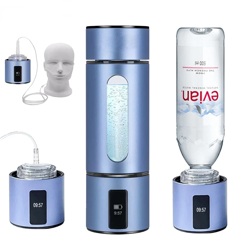 

Rich Hydrogen Generator Water Cup Filter Ionizer Maker Hydrogen-Rich Water Bottle Portable Hydrogen Inhalation Machine